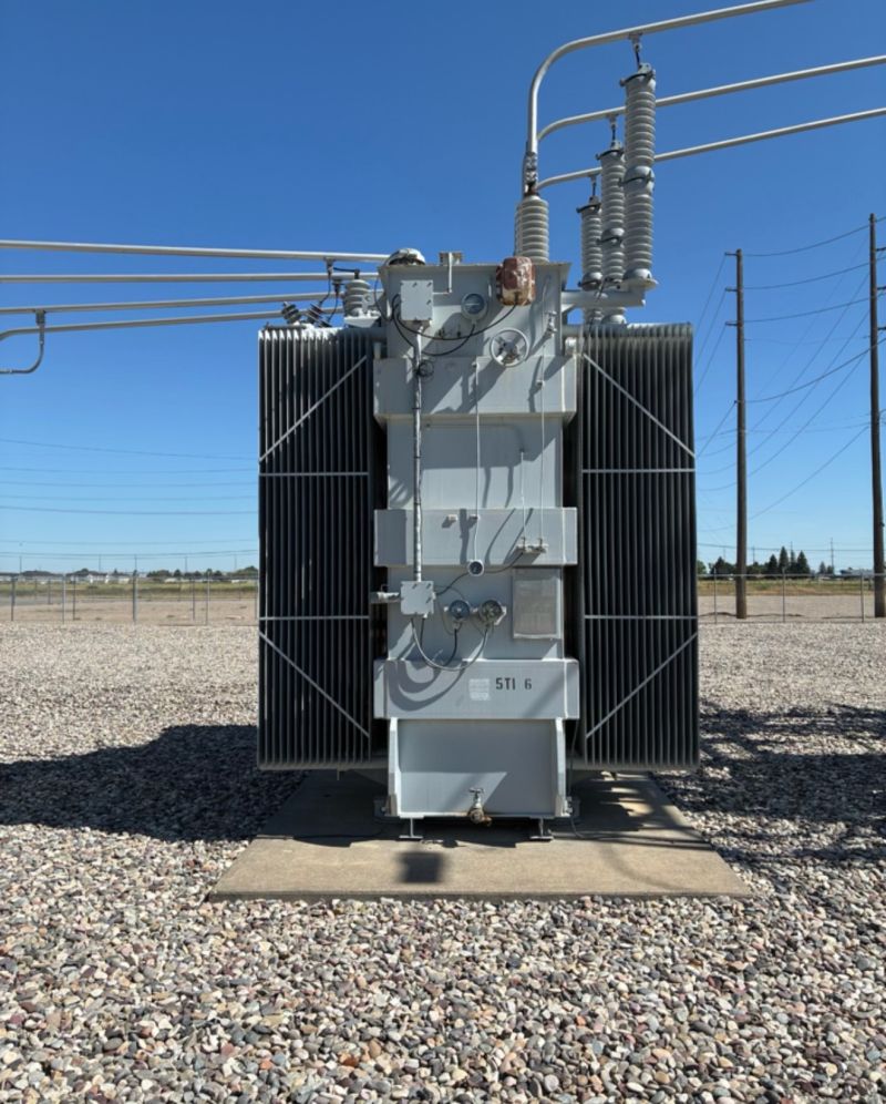 Federal Pacific 46/12.47 kV Wye–Wye transformer supplied by J&J for a bitcoin company